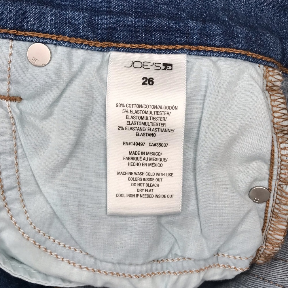 Joe’s High-Rise Straight Leg Raw-Hem Women’s Jeans - Size: 26 - Picture 12 of 16